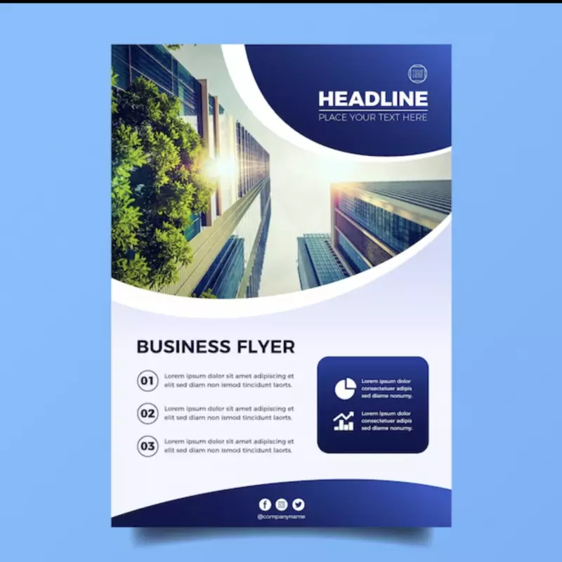 Flyer Media Carta 1000 Piezas