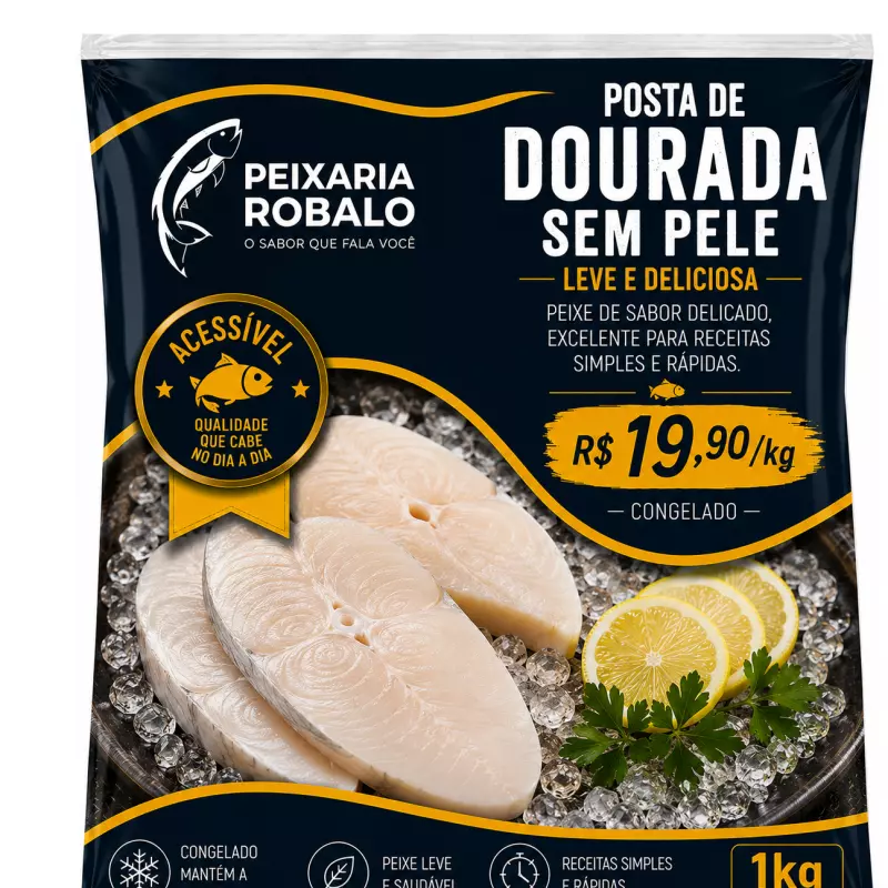 Posta de Dourada sem Pele