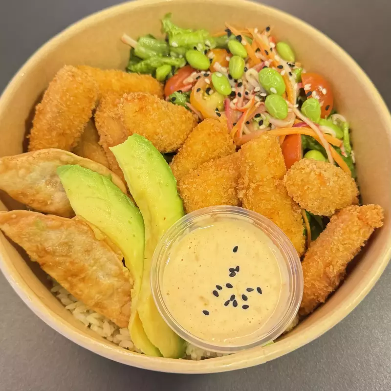 *Bowl Salmón crispy