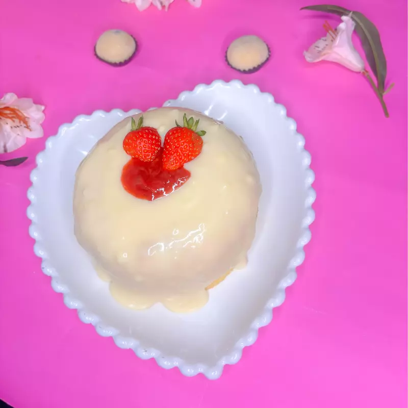 Mini Caseirinho Ninho com Morango