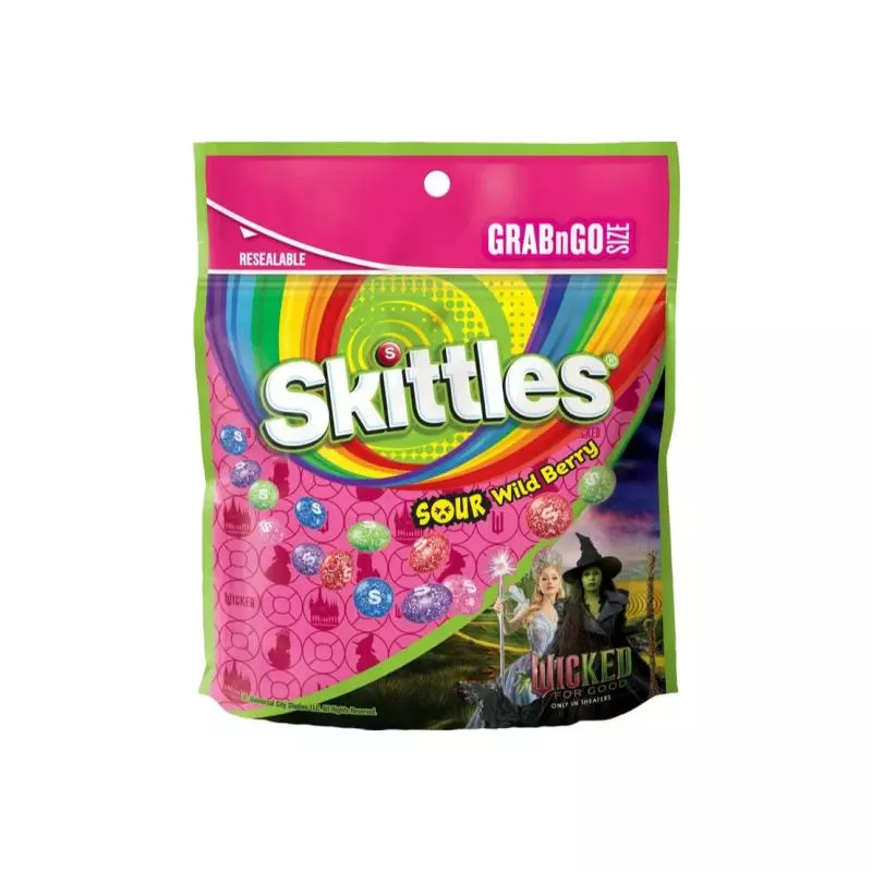 Skittles sour wild berry grab n go