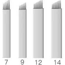 Agujas Biseladas para Microblanding