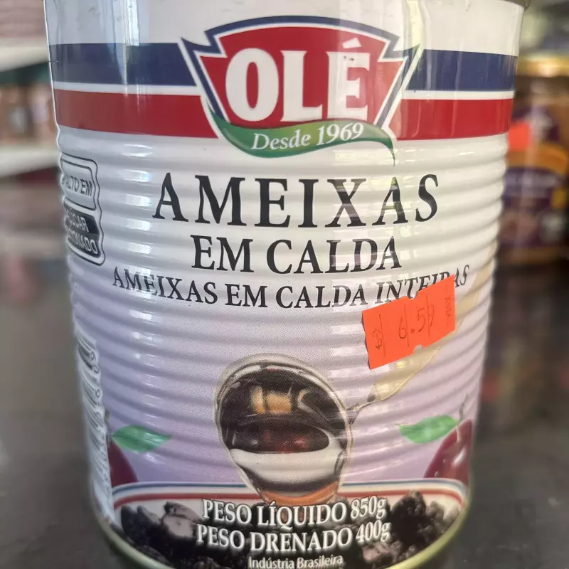 Olé ameixas em calda 850g