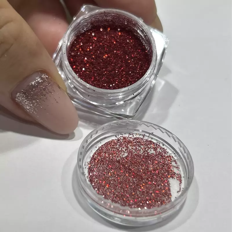Glitter Vermelho N•002