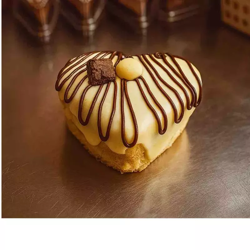 Bolo  de Coração Ninho c Nutella