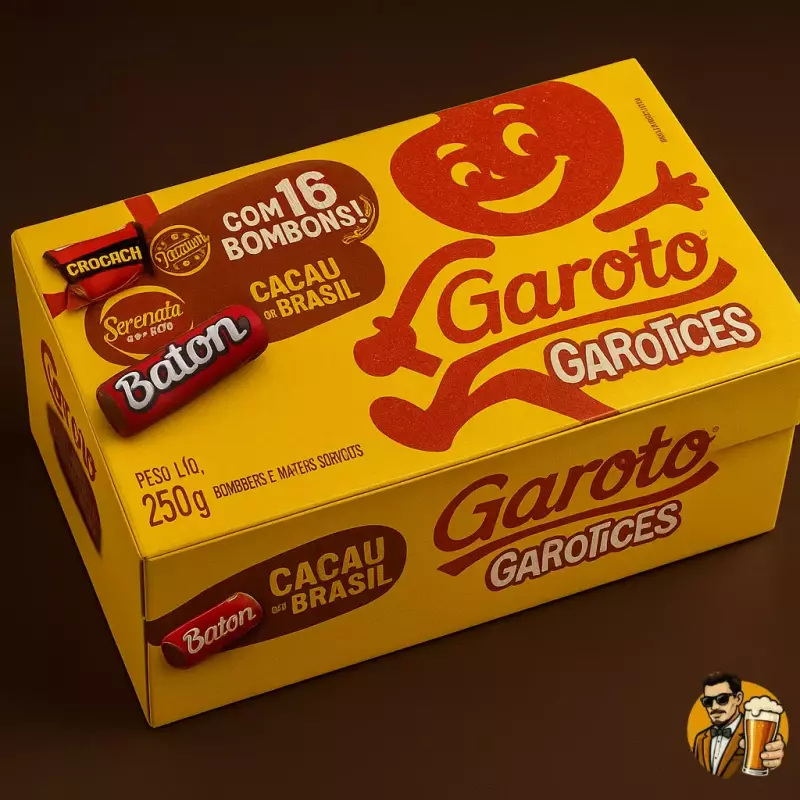 Caixa de bombom Garoto 250g