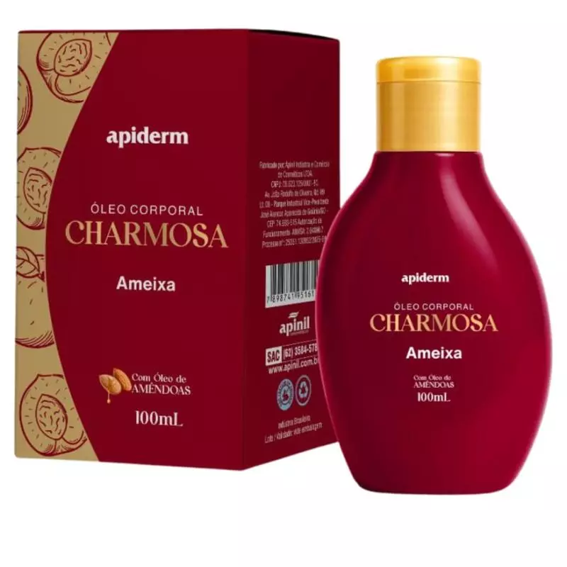 Óleo corporal charmosa