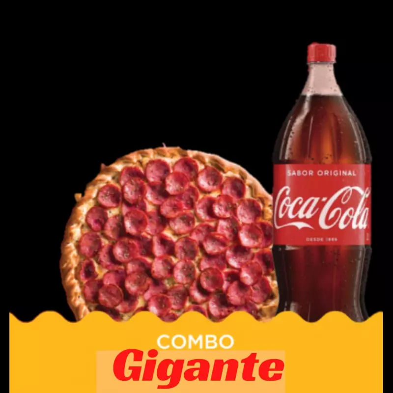 🍕 Pizza Gigante + 1 refri 2l grátis