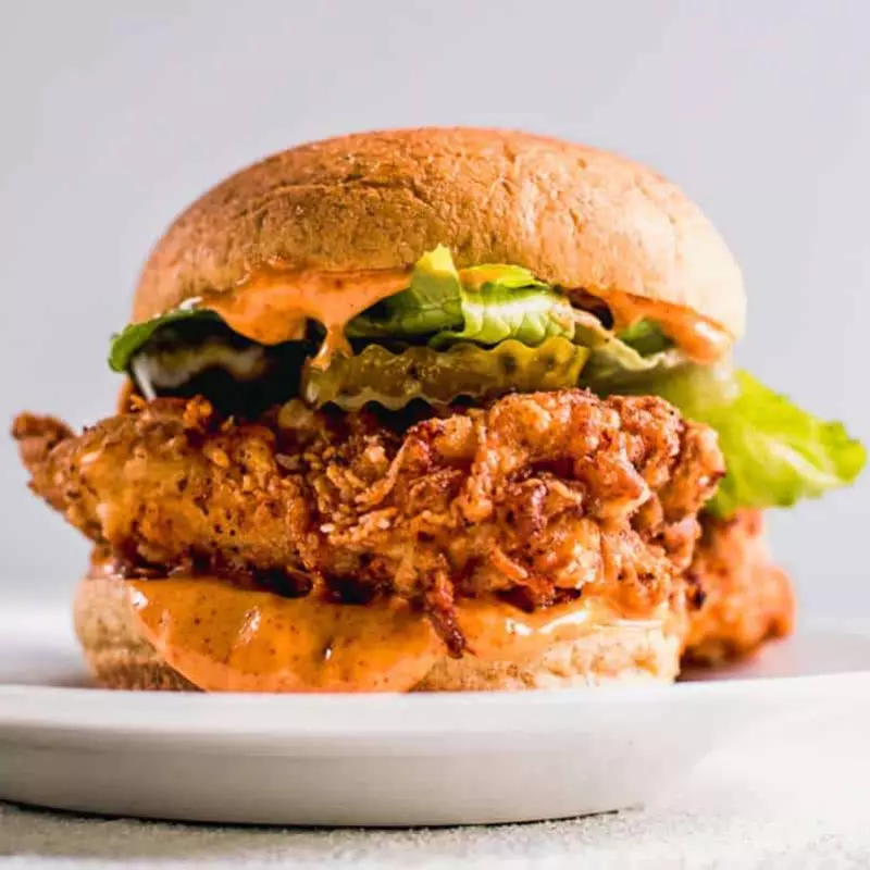 Hamburguesa de pollo Crispy.