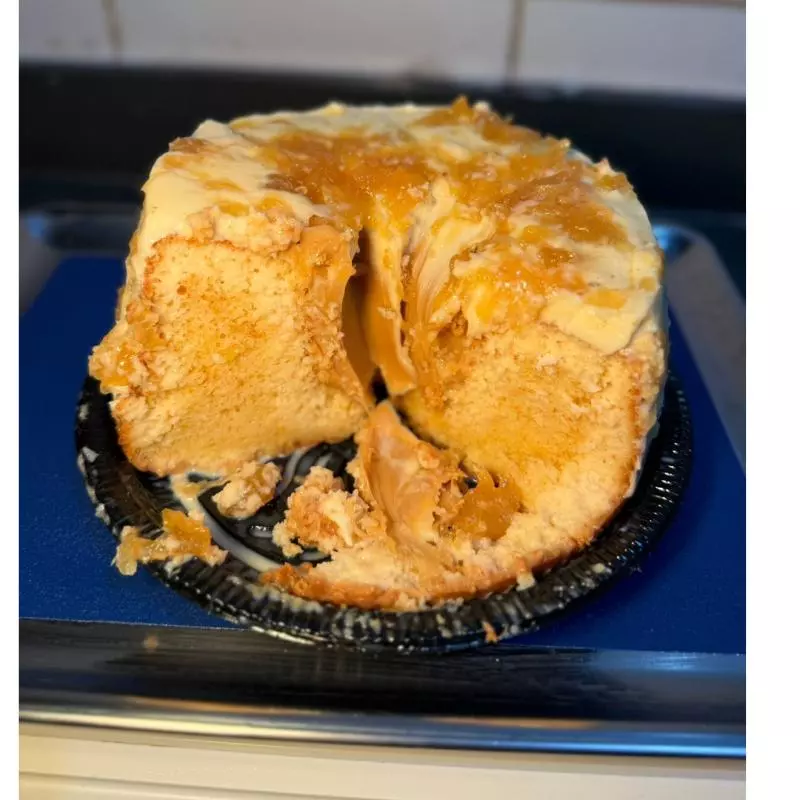 Vulcao Abacaxi e doce de leite 1kg