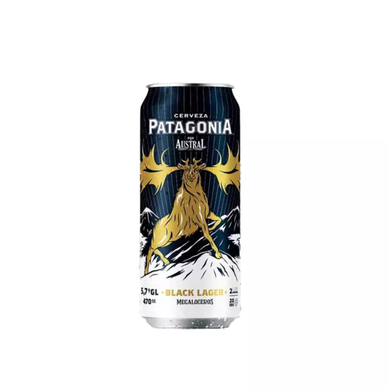 Cerveza Austral Pat Black 5º 470c.c.