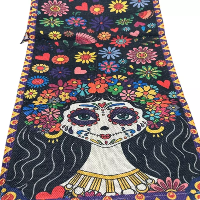 Caminho de Mesa Dia de Los Muertos