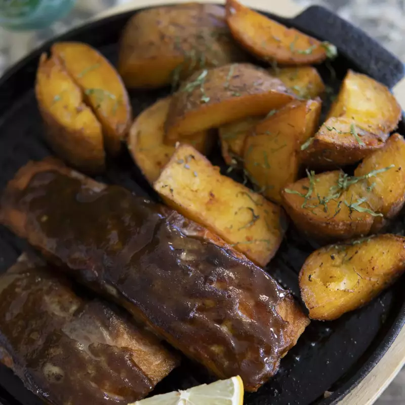 Salmón a la parrilla