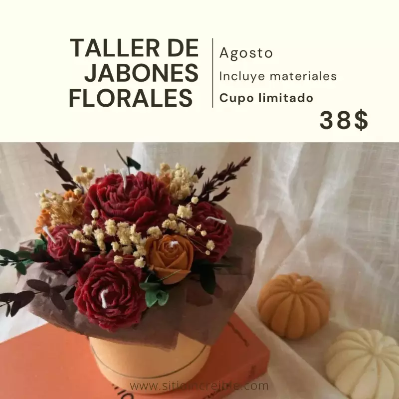 Taller de jabones florales