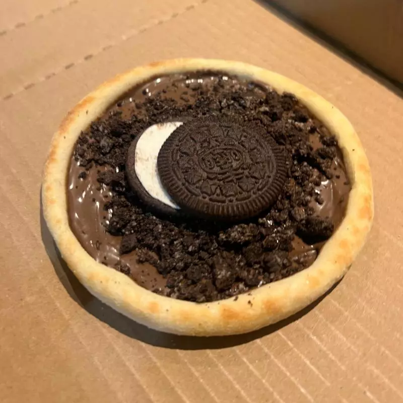 Creme de avela com óreo