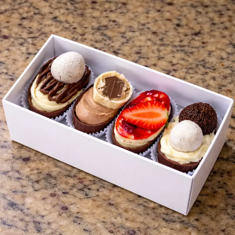 4 MINI OVOS GOURMET (50g cada)