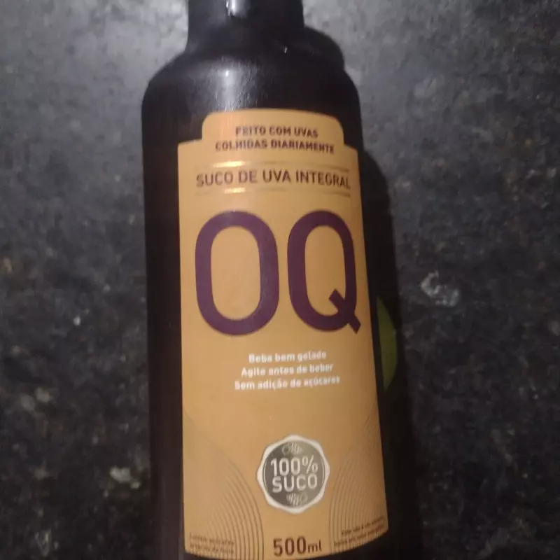 1 Litro Suco Uva Integral OQ