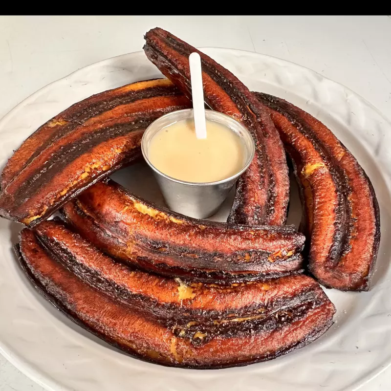 Plátanos Fritos Con Lechera