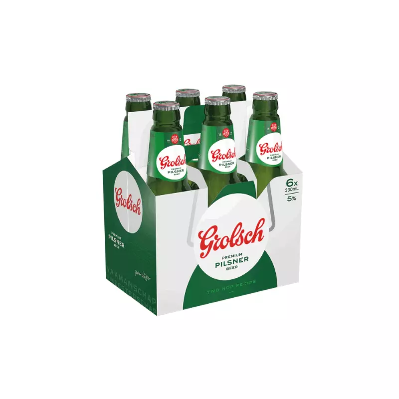 Pack Cerveza Grolsch bot. 5° 6 x 330