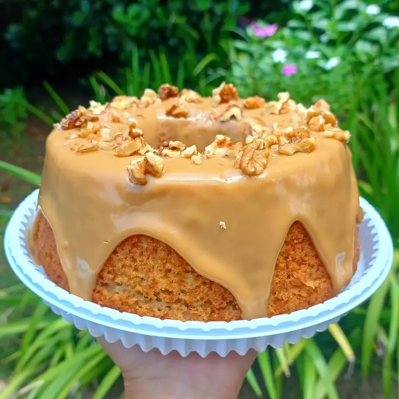 BANANA, DOCE DE LEITE E NOZES