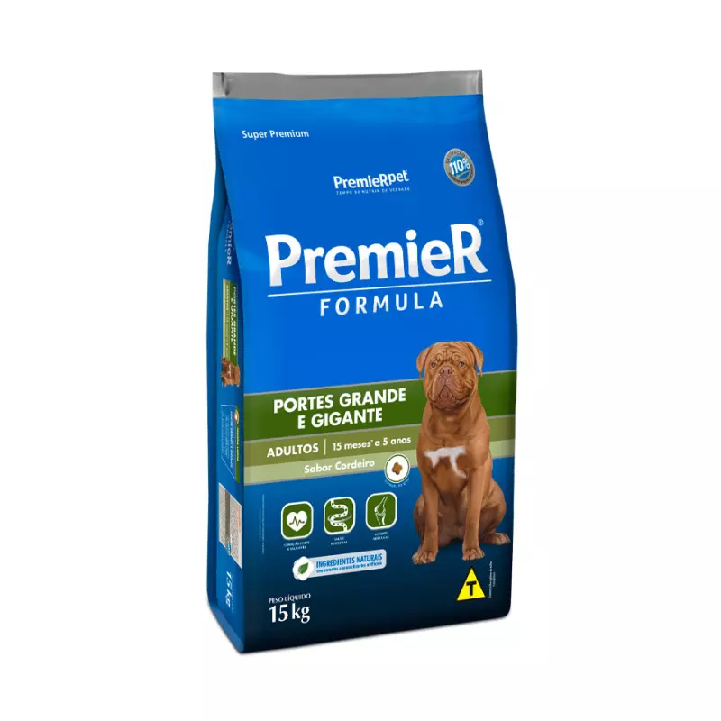 Premier Raças Grandes Cordeiro 15kg