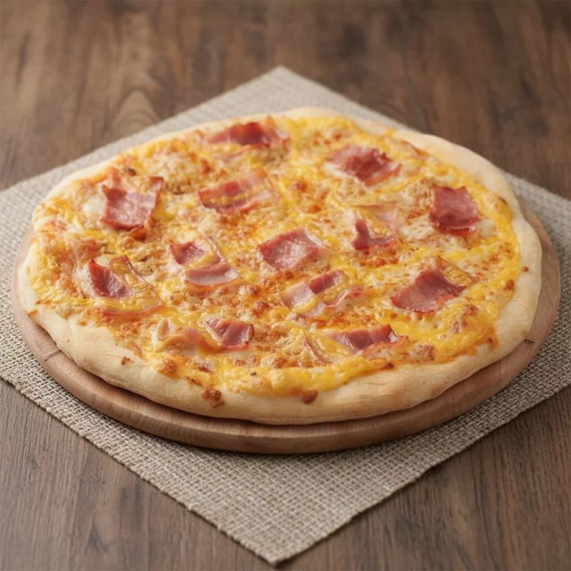 PIZZA FRANGO, BACON E CHEDDAR