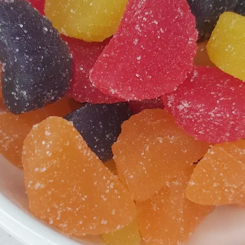 Lonjitas frutales veganos