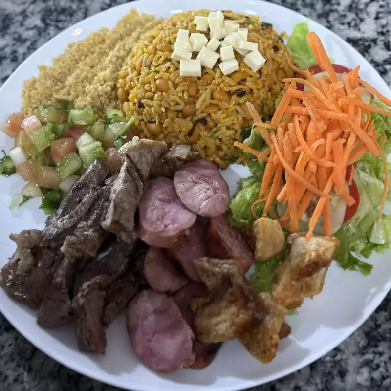 BAIÃO DE DOIS C/CHURRASCO IND.