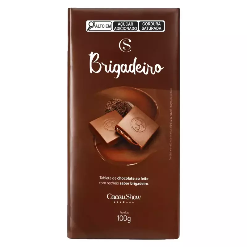 Tablete ao Leite Brigadeiro 100g