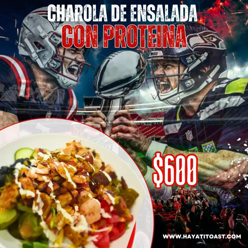 Charola de Ensalada con Proteina