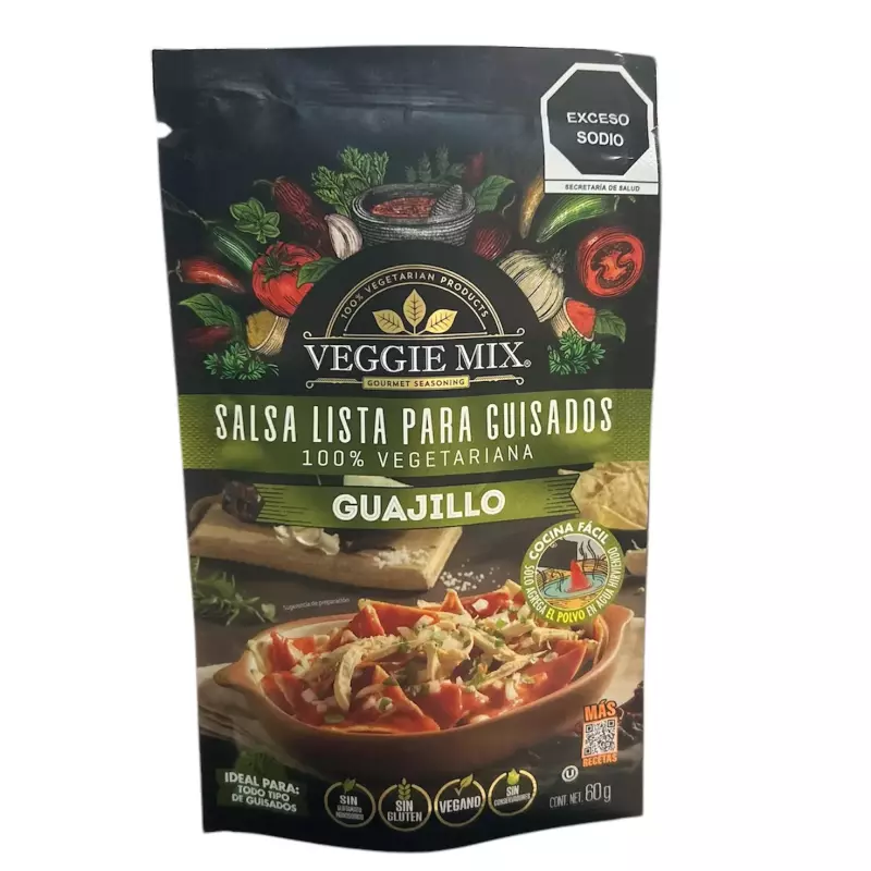 Chile Guajillo Vegano em pó 60gr