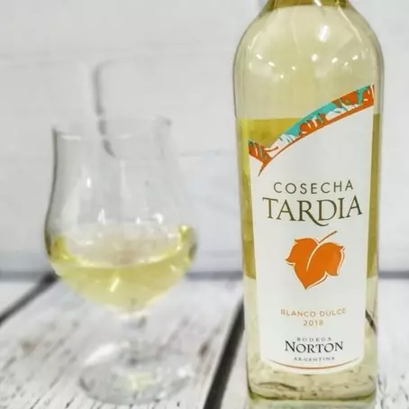 Vino blanco dulce Cocecha Tardia