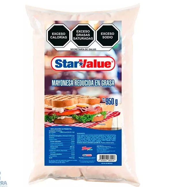 BOLSA MAYONESA REDUCIDA STAR 950GRMS