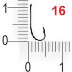 A16 Anzol c/ 80 unid - Nº 16
