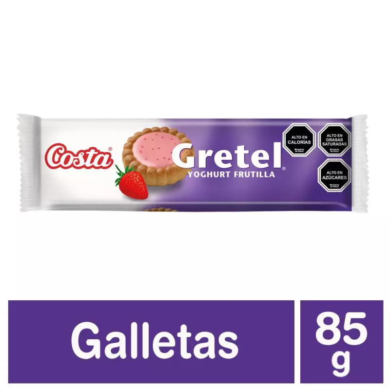 Galleta Gretel Yoghurt Frutilla 85 G