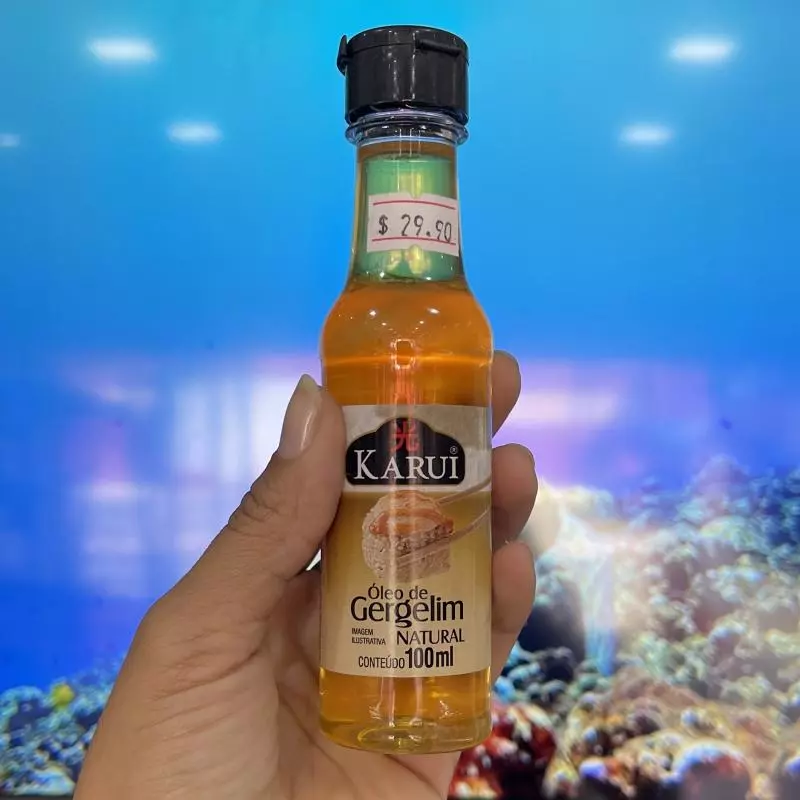 Óleo de gergelim natural 100ml