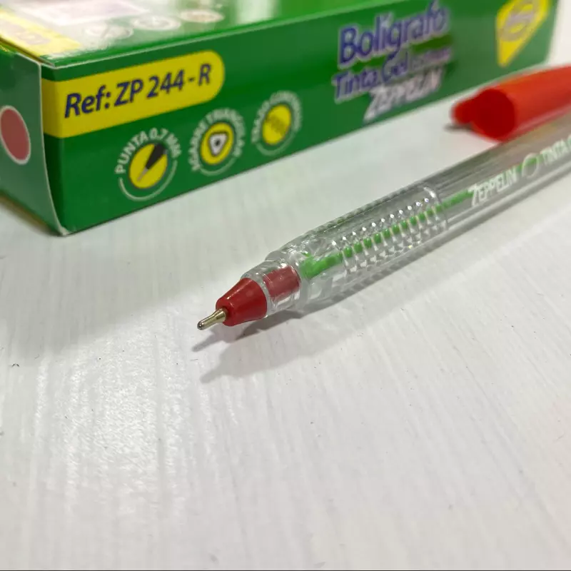 LAPICERO TINTA GEL ROJA