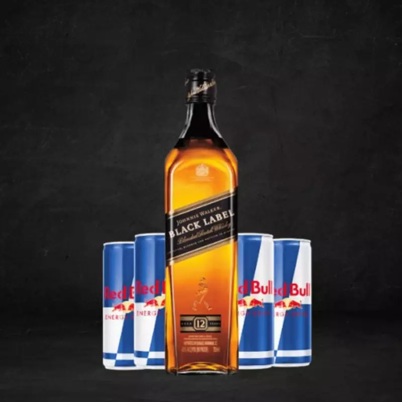 Combo: Whisky Black Label 1L