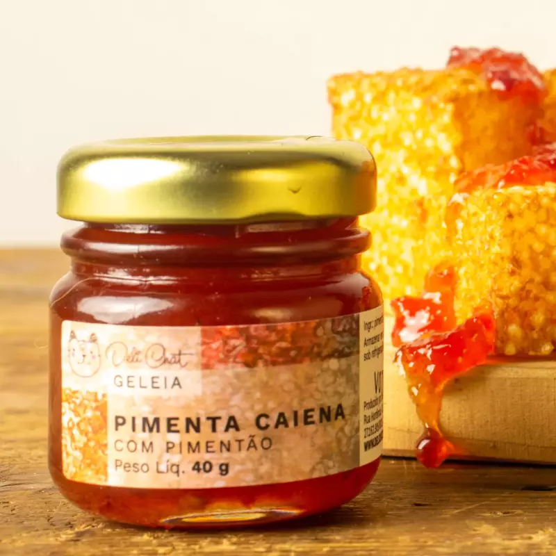 Geleia Pimenta Caiena com Pimentão
