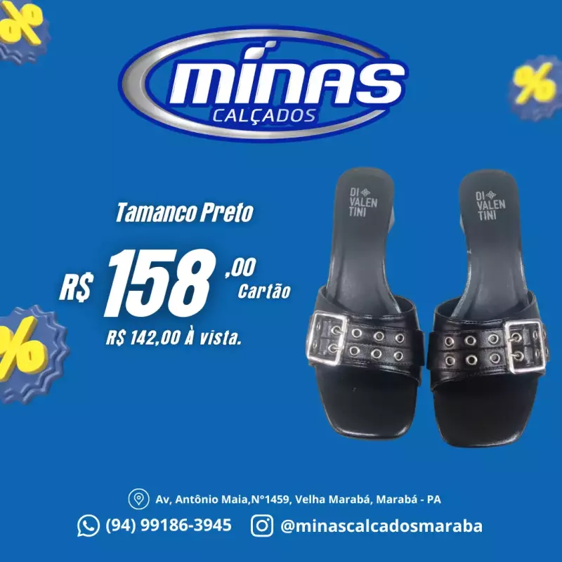 Tamanco Preto RF:51729