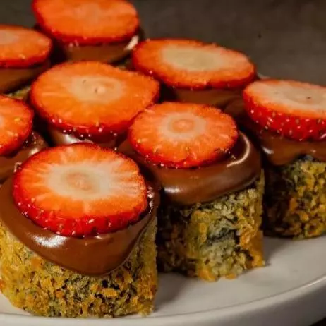 Hot doce de morango 10 peças