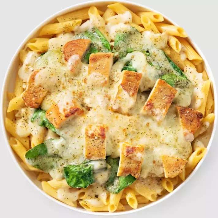 Pollo Alfredo de la casa