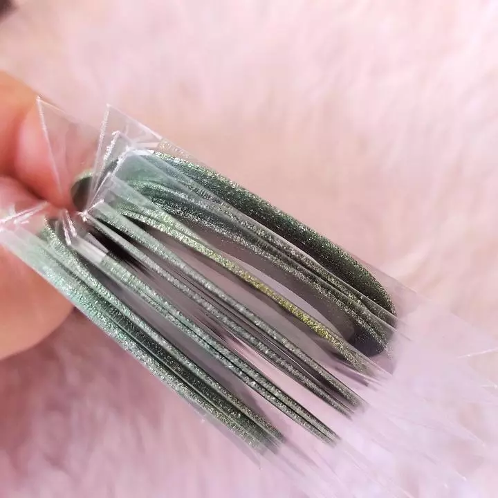 Fitilho Verde C/Glitter