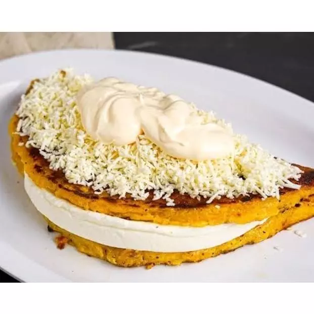 Cachapa Con Queso de mano