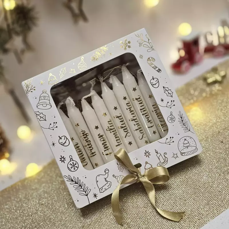 Caja vela estampada con ventana Navi