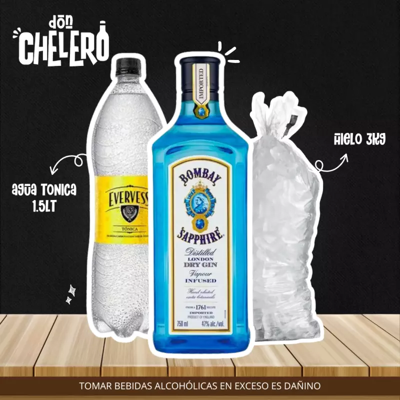 GIN BOMBAY X 750 ML.
