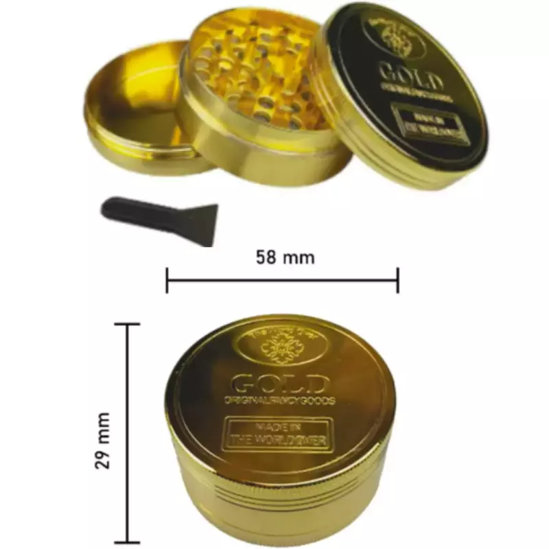 Dichavador Gold 3 partes Unid.