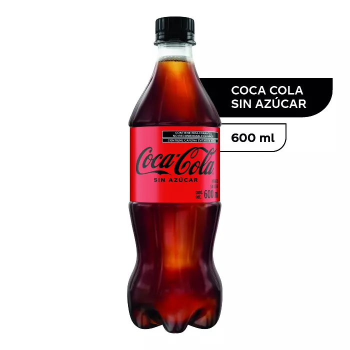 Coca-Cola Sin Azúcar 600 ml