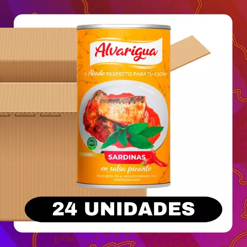 Bulto Alvarigua Sardina Picante 170g