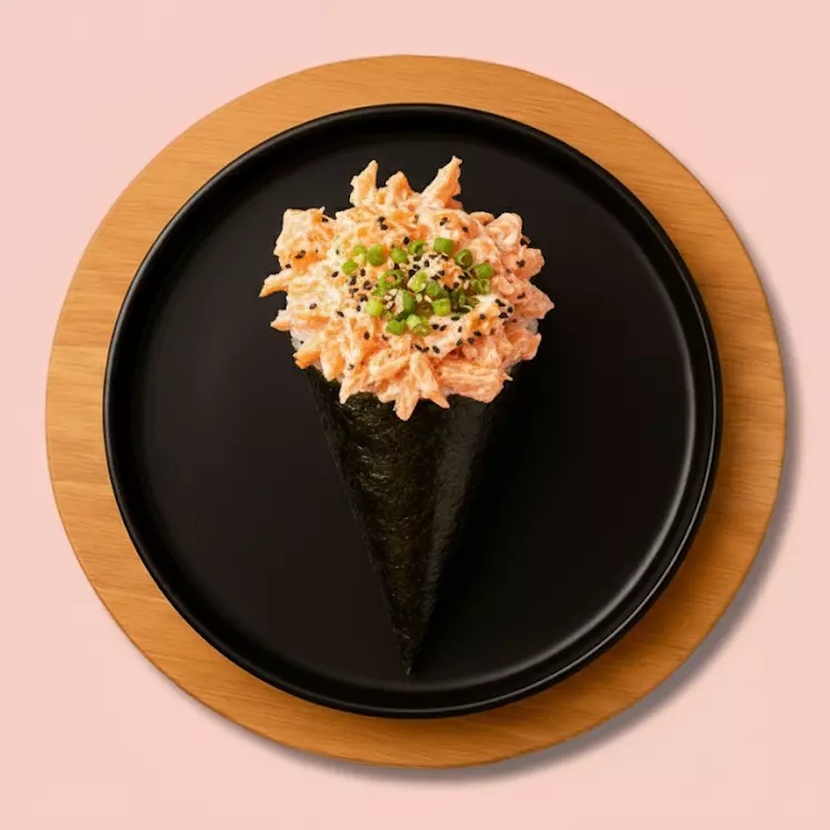 Temaki Salmão grelhado sem arroz